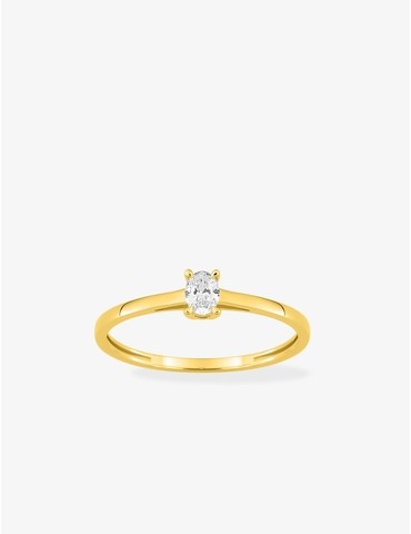 Bague solitaire diamant...