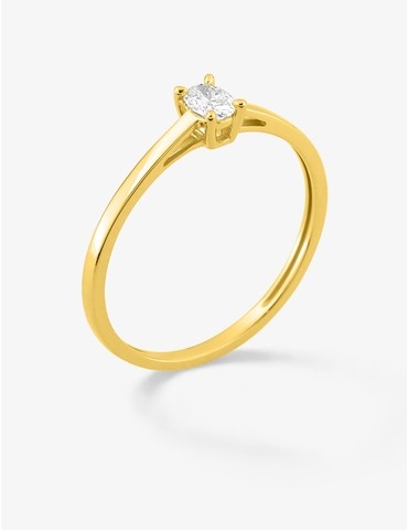 Bague solitaire diamant...