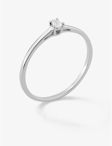 Bague solitaire diamant...