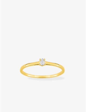 Bague solitaire diamant...