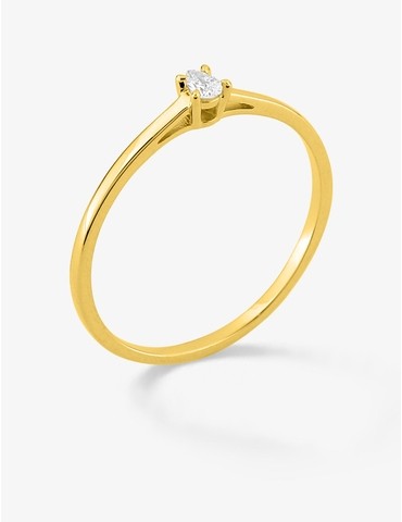 Bague solitaire diamant...