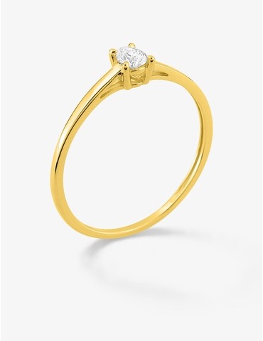 Bague solitaire diamant...