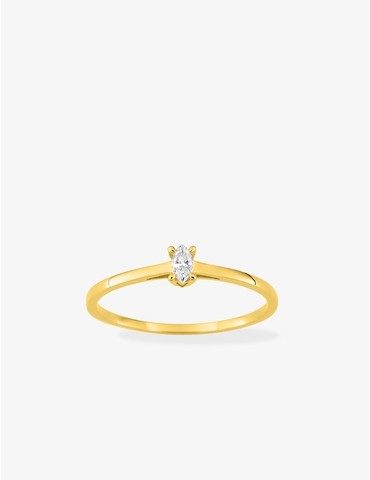 Bague solitaire diamant...