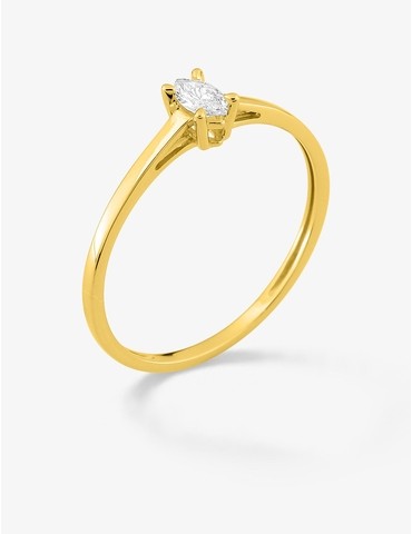 Bague solitaire diamant...