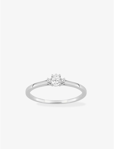 Bague solitaire poire...