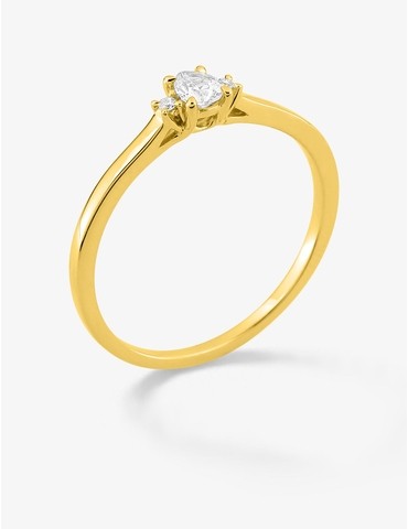 Bague solitaire poire...