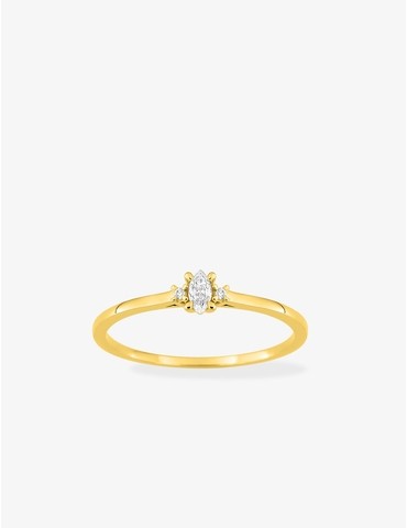 Bague solitaire marquise...