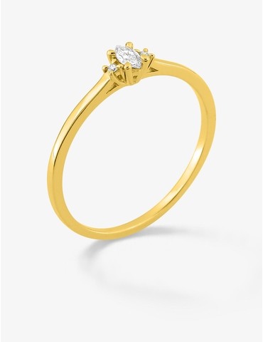 Bague solitaire marquise...