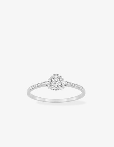 Bague diamants synthétiques...