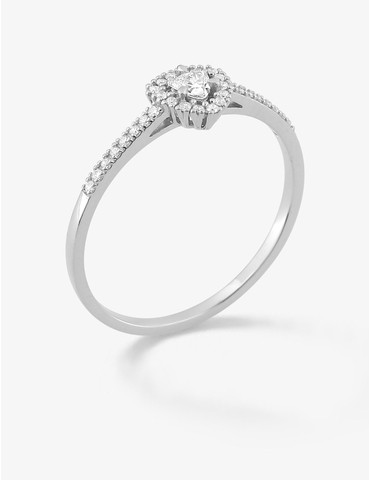 Bague diamants synthétiques...