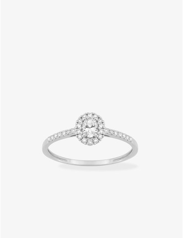 Bague diamants synthétiques...