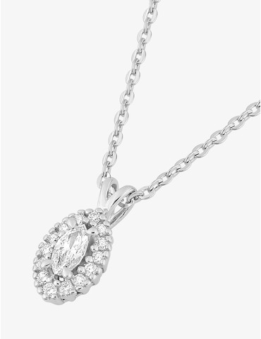 Collier or 375 ‰ blanc...