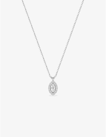 Collier or 375 ‰ blanc...