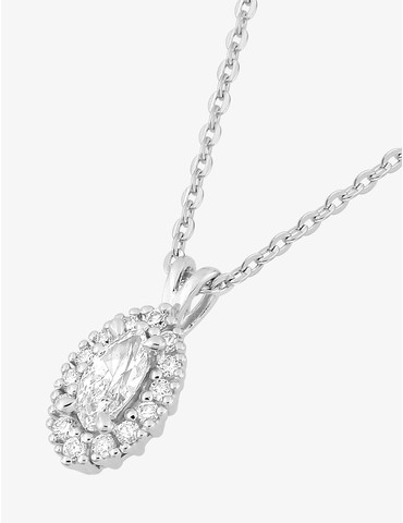 Collier or 375 ‰ blanc...