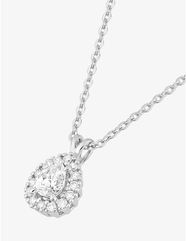 Collier or 375 ‰ blanc...