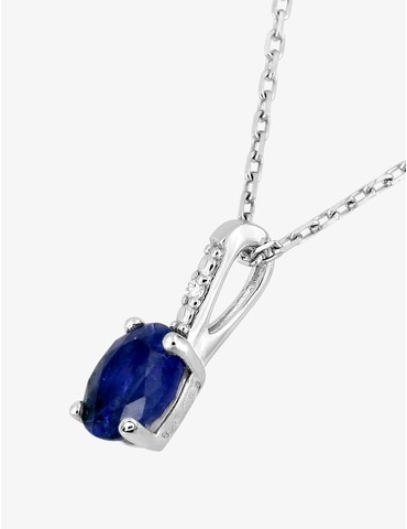 Collier or blanc 375 ‰ avec...