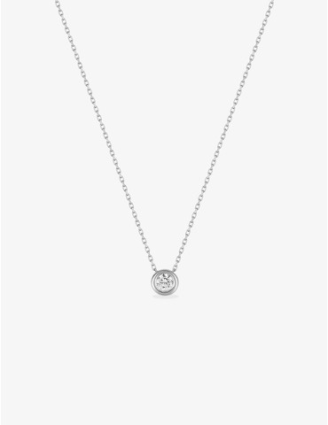 Collier or blanc 375 ‰ avec...