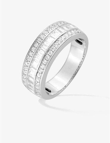Bague demi-tour or 750 ‰...