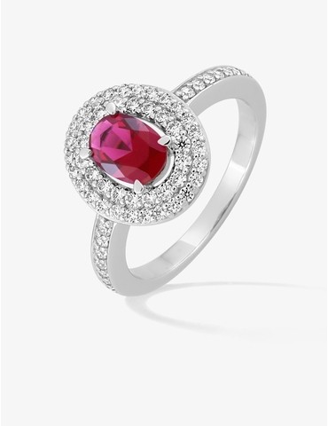 Bague solitaire avec...