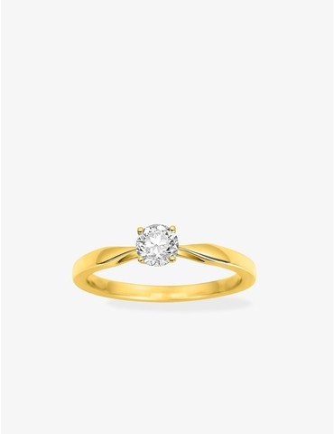 Solitaire or 750 ‰ jaune...