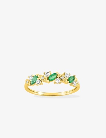 Bague trilogie or 375 ‰...