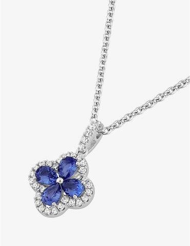 Collier trèfle or 750 ‰...