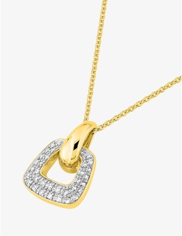Collier or 750 ‰ jaune et...