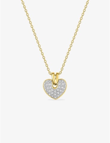 Collier cœur or 750 ‰ jaune...