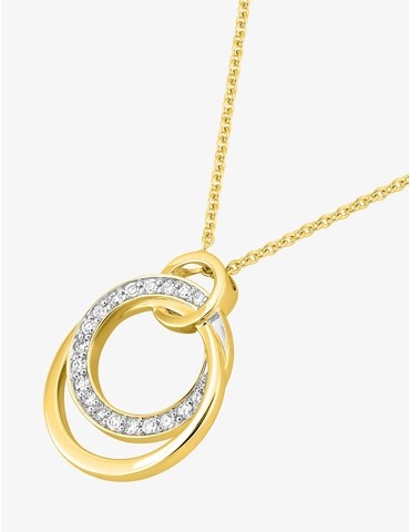 Collier or 750 ‰ jaune et...