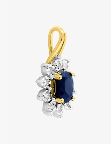 Pendentif solitaire avec...