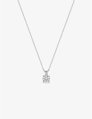 Collier solitaire or 375 ‰...