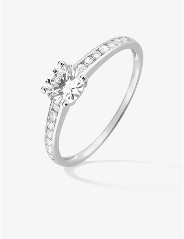Bague solitaire anneau de...