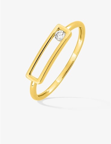 Bague en or jaune 750‰ type...