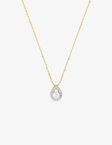Collier en or jaune 375 ‰...