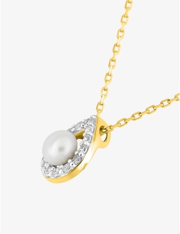 Collier en or jaune 375 ‰...