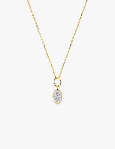 Collier or 375 ‰ jaune et...