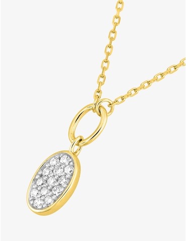 Collier or 375 ‰ jaune et...