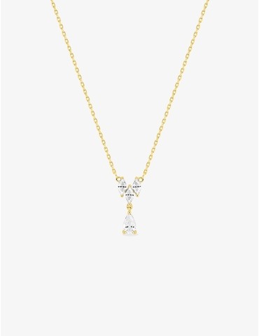Collier or 375 ‰ jaune avec...