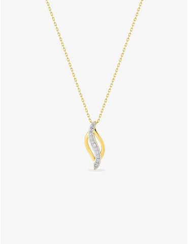 Collier en or jaune 375 ‰...