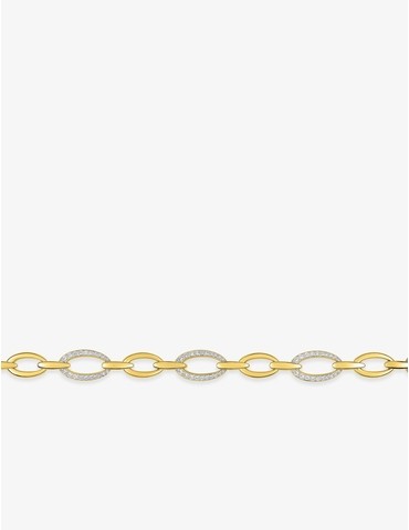 Bracelet or 750 ‰ jaune et...