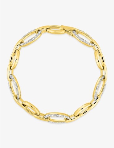 Bracelet or 750 ‰ jaune et...
