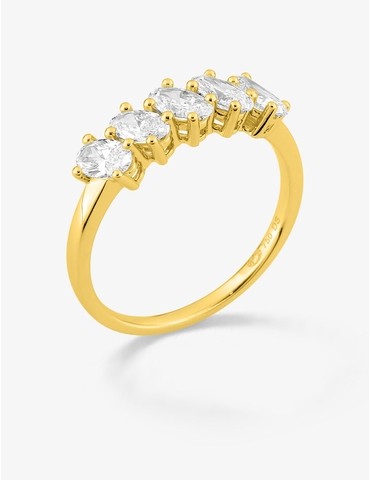 Bague en or jaune 750 ‰,...
