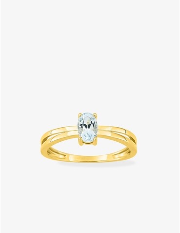 Bague en or jaune 750 ‰,...