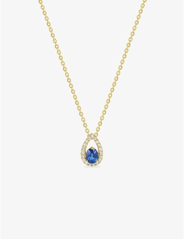 Collier en or jaune 750 ‰,...