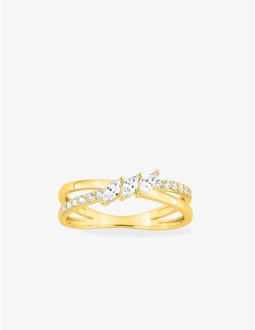 Bague en or jaune 375 ‰...