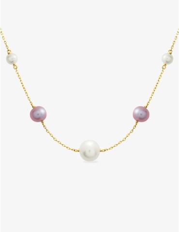 Collier en or jaune 750 ‰,...