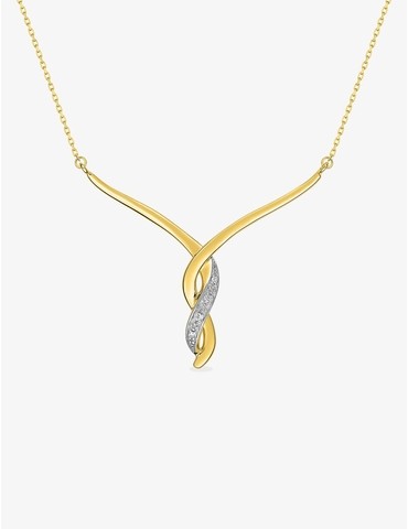 Collier fantaisie en or...