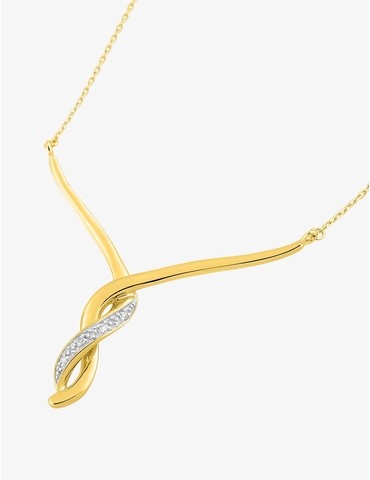 Collier fantaisie en or...