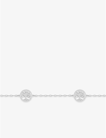 Bracelet en or blanc 375 ‰,...