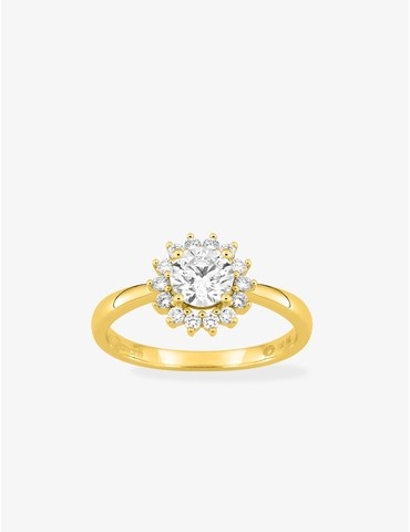 Bague en or jaune 750 ‰,...